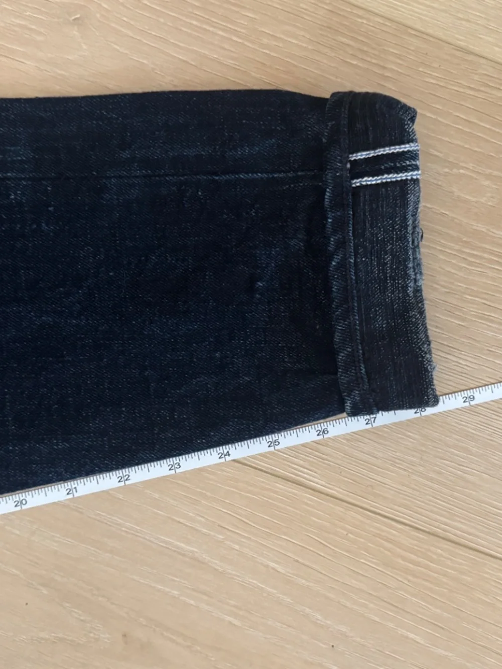 Pure Blue Japan Indigo Black Selvedge Denim Jeans Size 36 Japan, US ~ 34